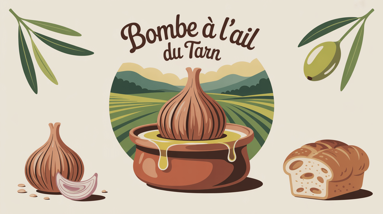 bombe à l'ail tarn recette authentique avec ail confit et pot artisanal