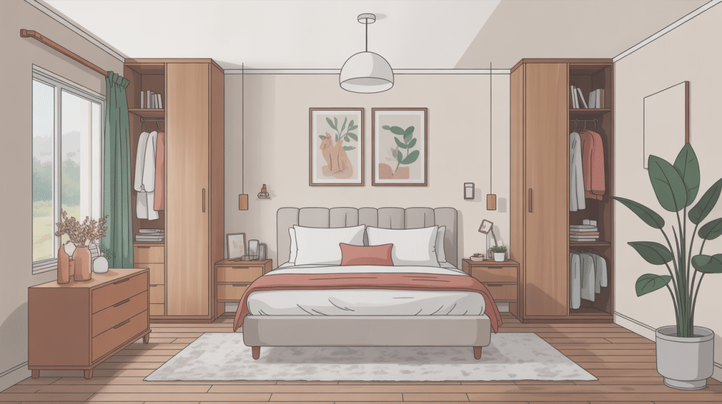 chambre adulte complete 160x200 illustration ensemble meuble