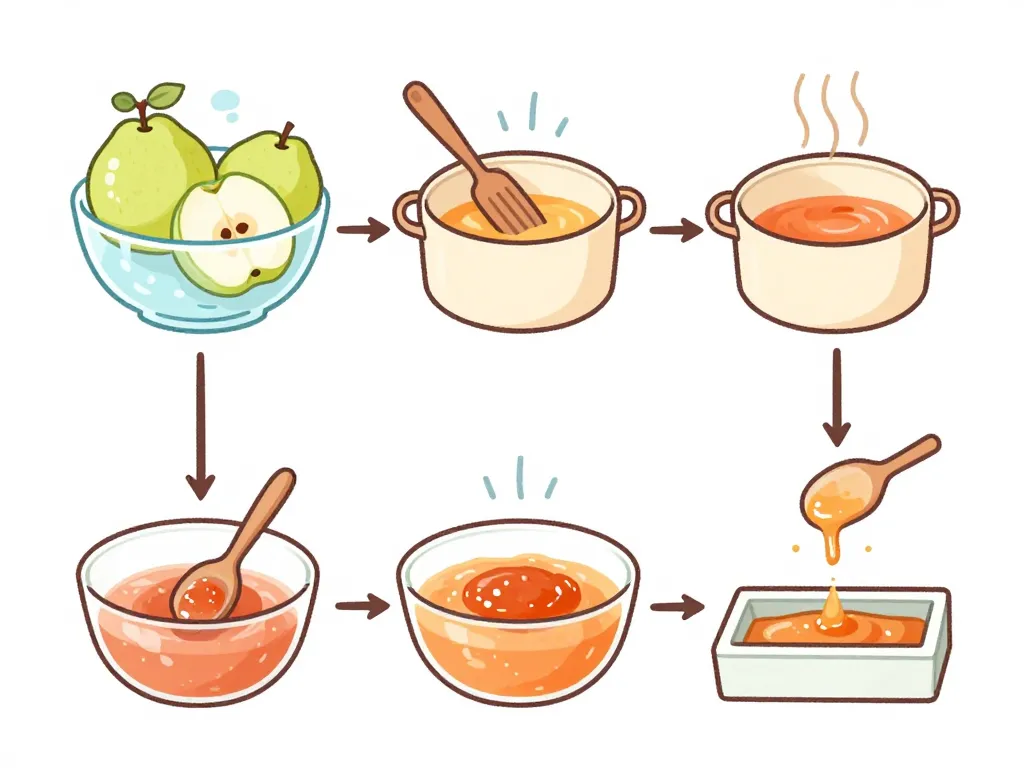 recette pâte de coing sans sucre étapes préparation illustrées