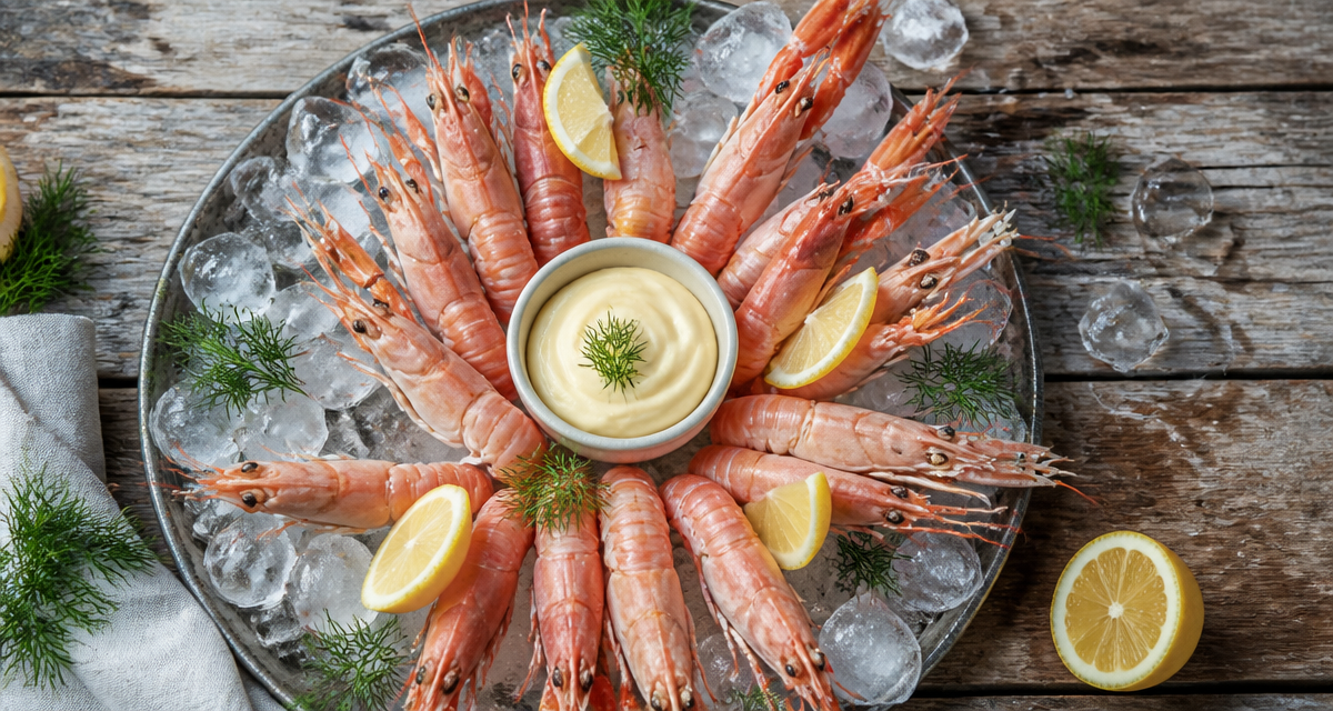 langoustines surgelées cuisson sur plateau