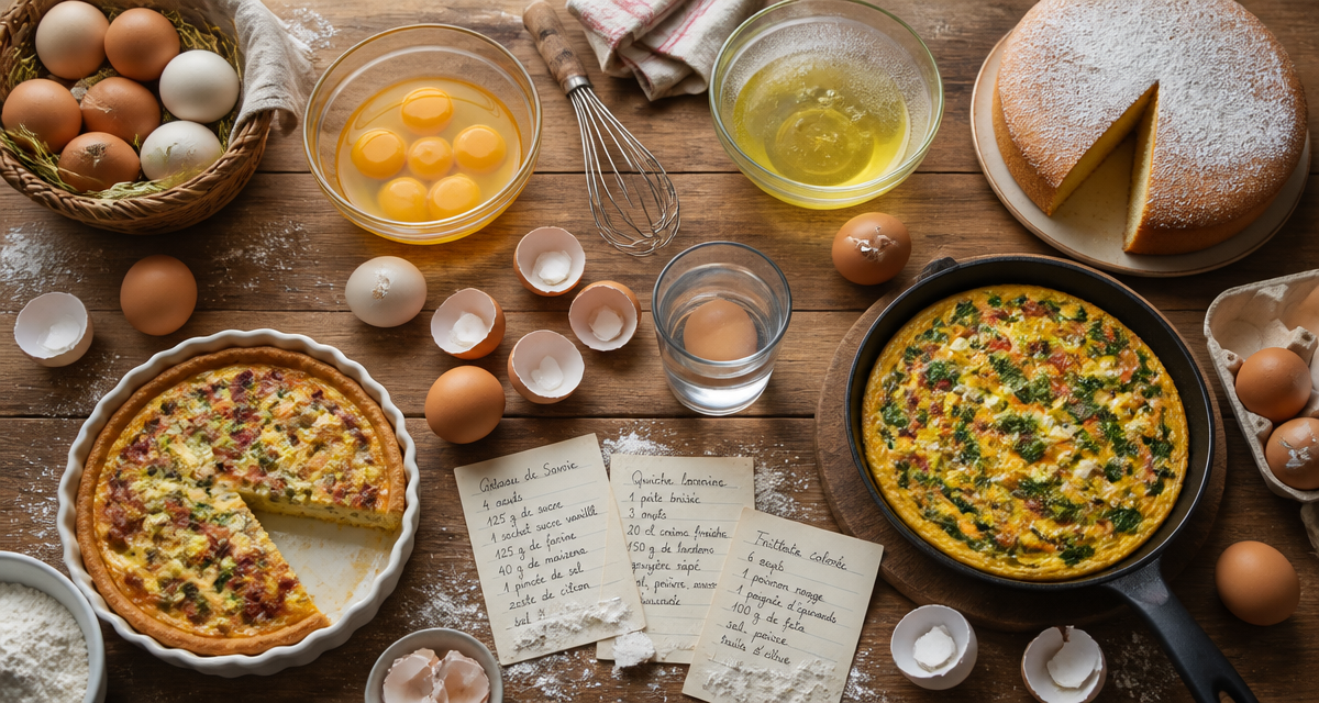 quoi faire avec beaucoup d oeufs image recettes