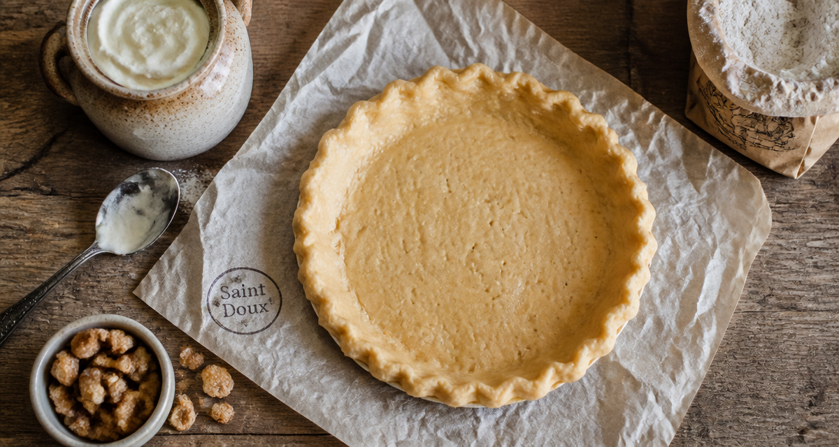 st doux graisse de porc et pâte brisée dorée
