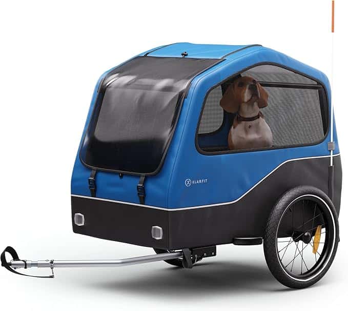 Klarfit Husky Hundeanhänger Fahrrad