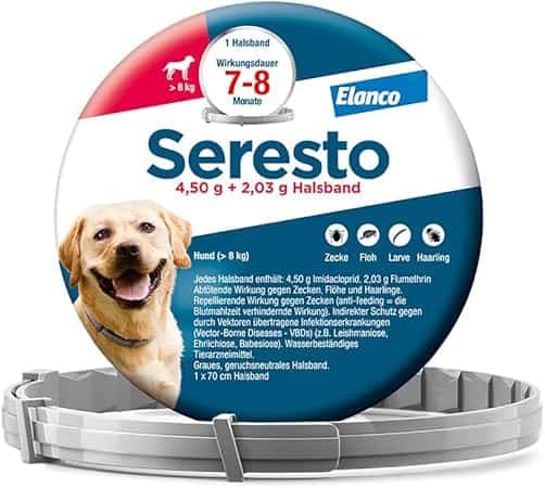 Zeckenhalsband für Hunde Seresto