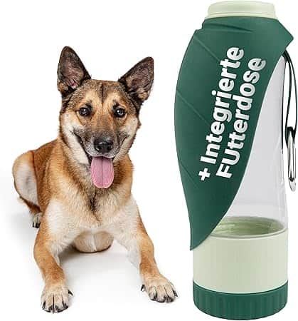 Hundetrinkflasche unterwegs