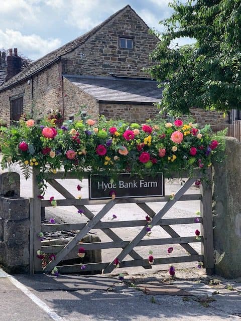 Hyde bank farm entrance