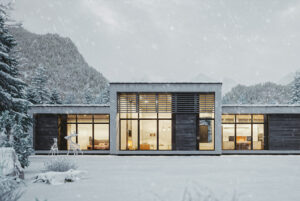 &nbsp;>thisisjustarandomplaceholder<Modern Mountain House In Snowy Weather | Iberian Press®&nbsp;
