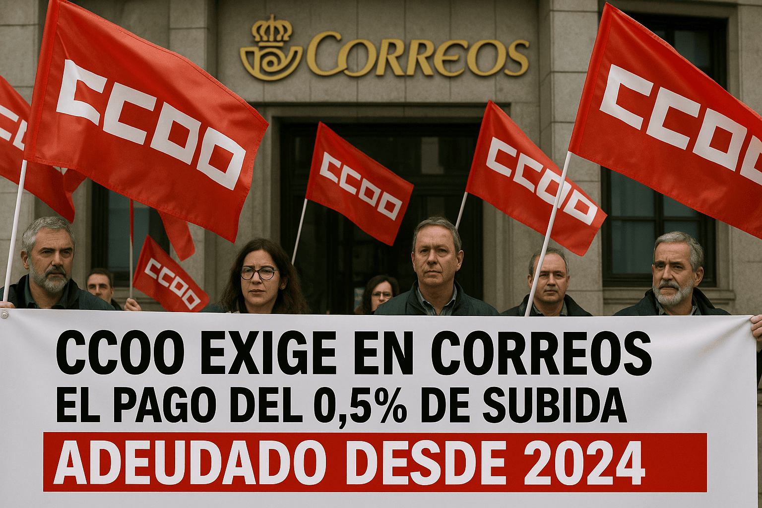 El Gobierno y la Dirección de Correos suscribieron hace casi un año un acuerdo con CCOO para renovar el marco laboral de la empresa, bajo la premisa de una revisión integral al alza de las retribuciones durante el período 2025-2028. Reclamará de nuevo en la mesa de negociación el 1 de julio la necesidad de un salto cualitativo y cuantitativo en retribuciones para todas las personas trabajadoras en Correos.
