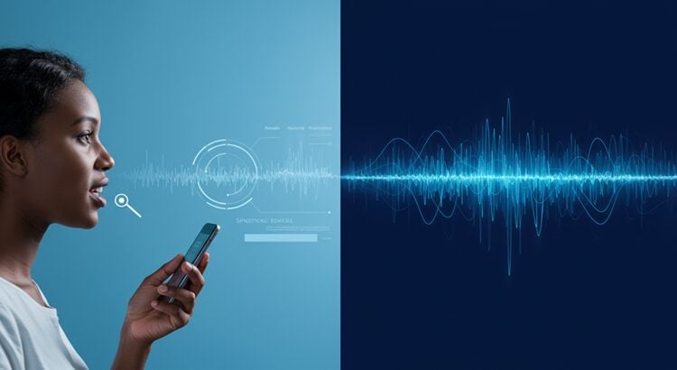 Visual representation of Mondly's speech recognition technology in action