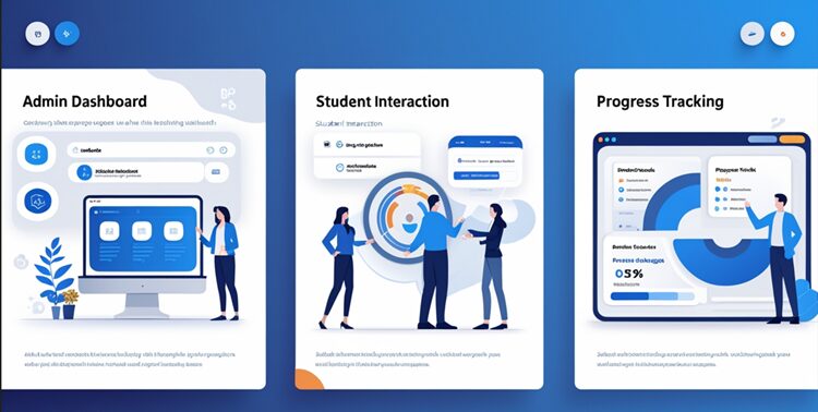 Talkpal AI classroom features showing admin dashboard, student interactions, and progress tracking