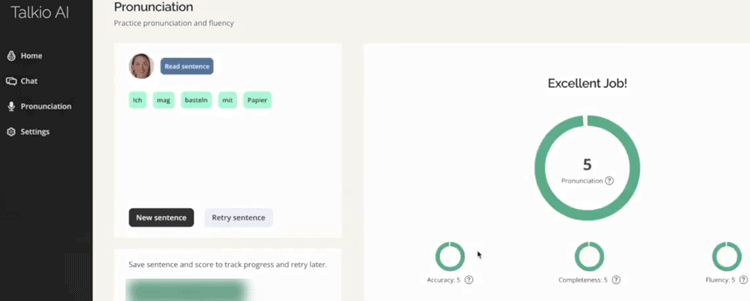 Talkio AI Interface and Browser