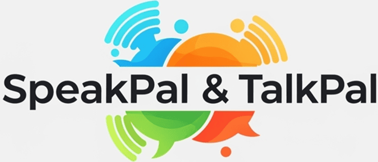 Side-by-side comparison of SpeakPal and TalkPal AI language learning interfaces