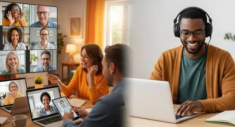 Split-screen comparison of community-based and structured individual language learning approaches