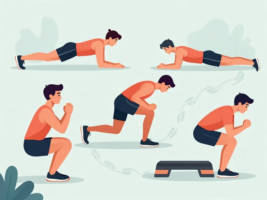 programme renforcement musculaire course a pied pistol squat hip thrust mollets gainage