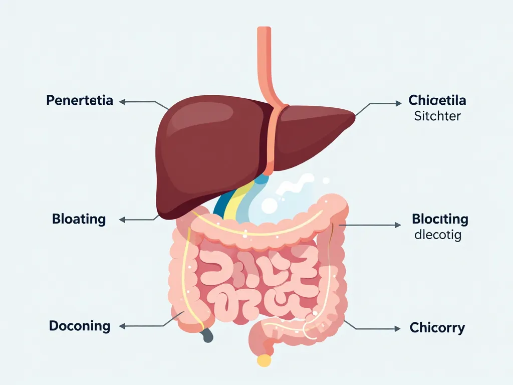 chicorée danger schéma effets digestifs
