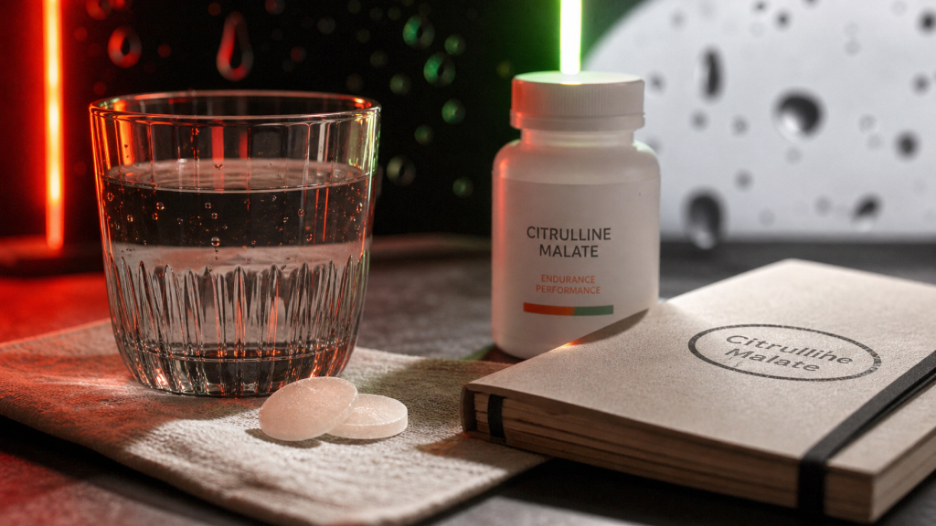 citrulline malate pour bander : verre et pastilles