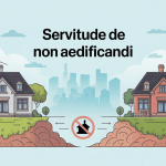 visuel explicatif servitude de non aedificandi immobilier