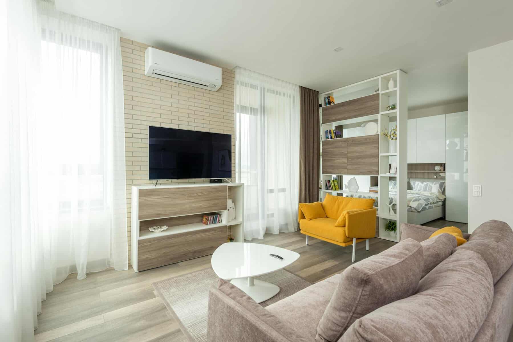 average rent by bedroom in Las Vegas, modern studio apartment interior