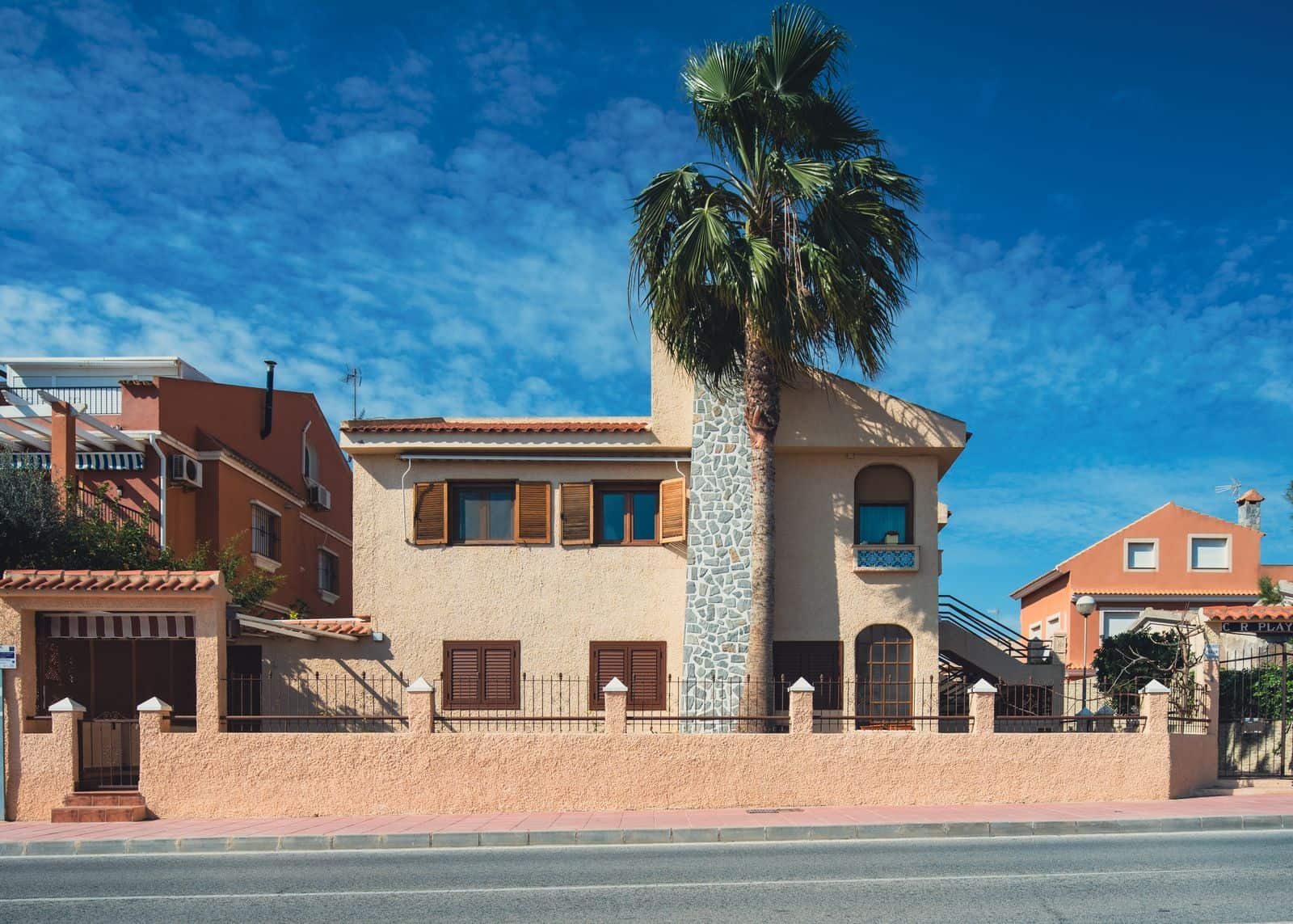 Desert residential neighborhood in Mountains Edge Las Vegas