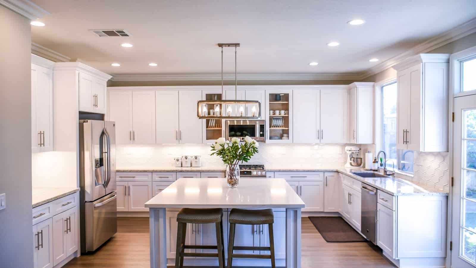 Furnished modern home interior in Las Vegas being converted from a short-term rental to a long-term lease