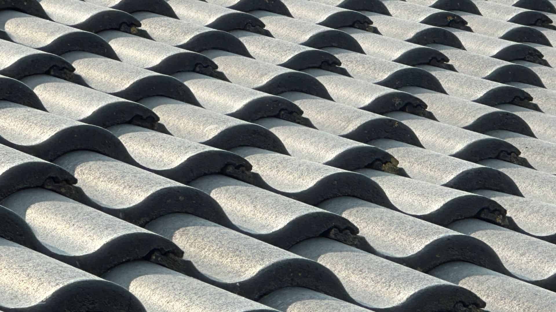 Concrete tile roof on a Las Vegas rental home under a desert sky