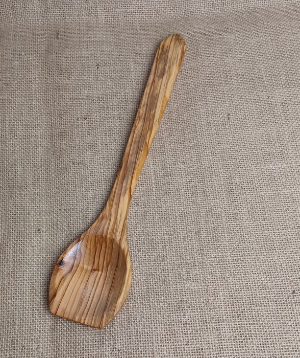 Hochwertiger Holzkochlöffel aus Naturholz, handgefertigt, langlebig und edel.