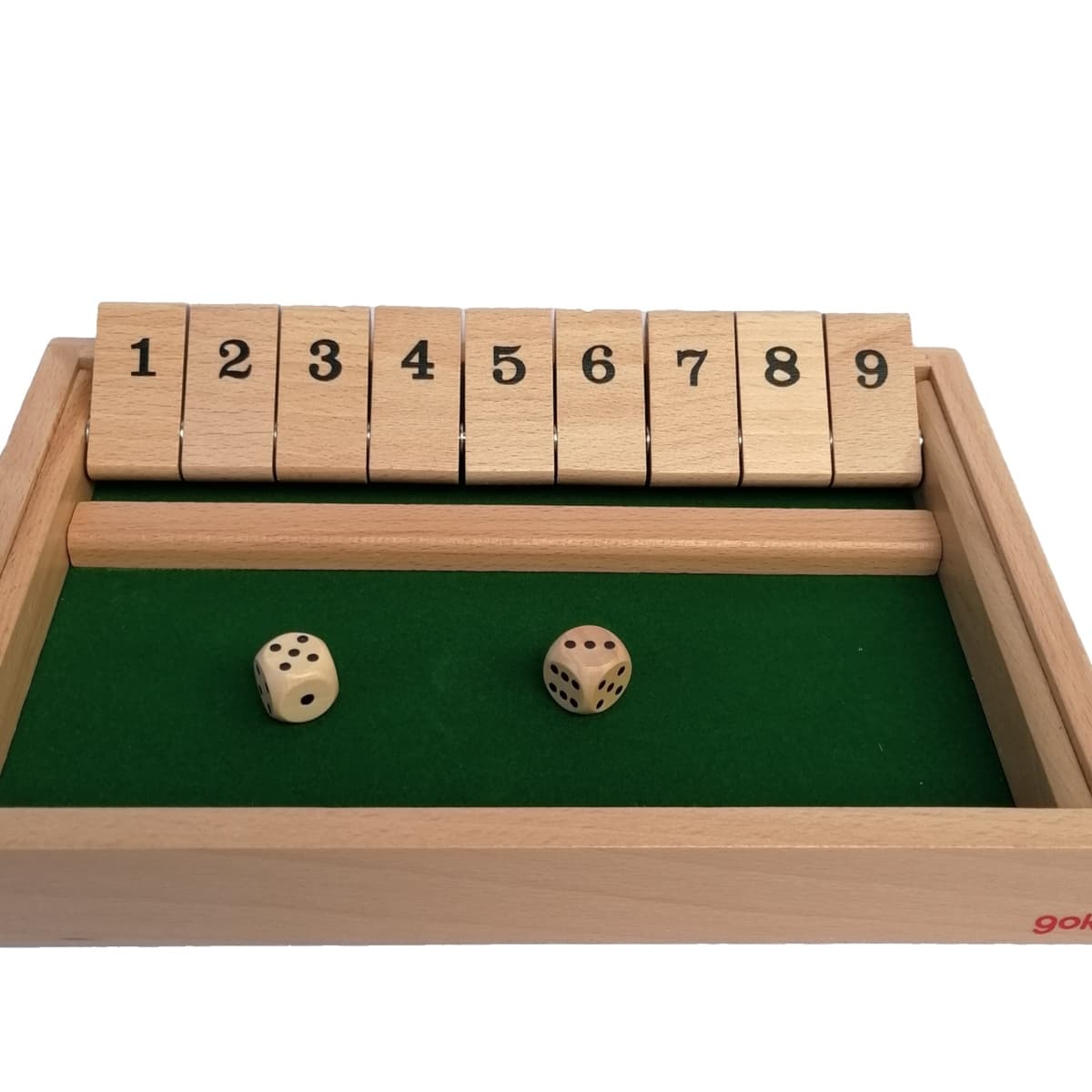 Hochwertiges Holzspielzeug mit Würfel, handgefertigt aus natürlichem Holz, perfekt für Kinder und Spielbegeisterte.