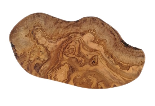 Natürliche Holzschale für Dekoration und Küchenbedarf.