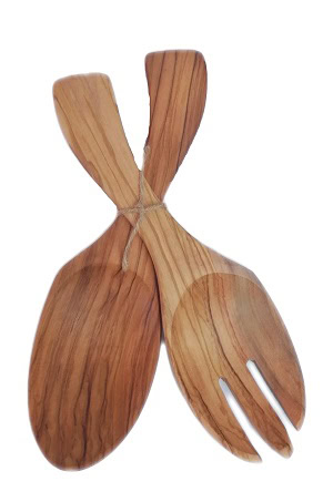 Hochwertiges handgefertigtes Holzbesteck aus Ischler Holz.