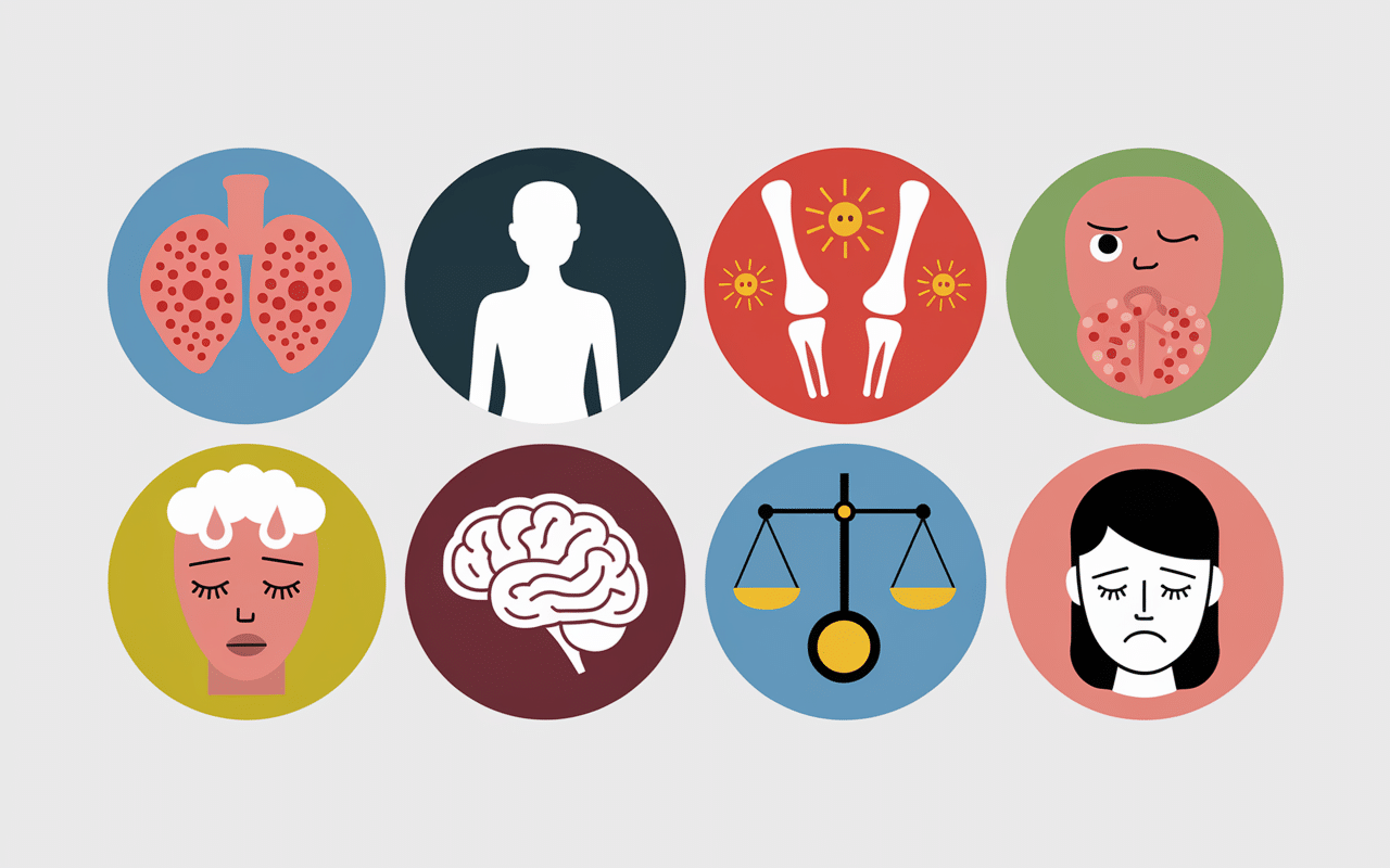 Infographie médicale 7 signes intolérance gluten