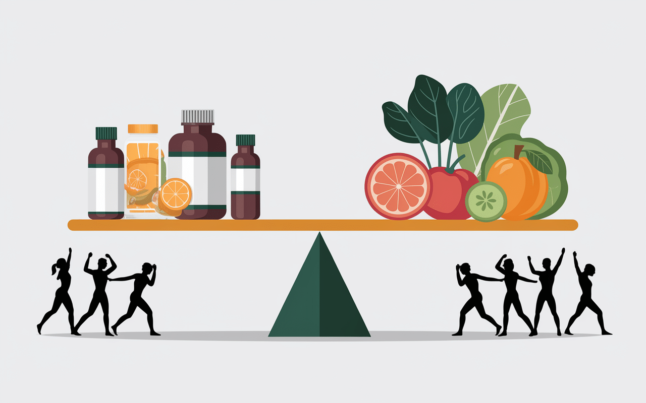 balance collagene et prise de poids suppléments fruits légumes