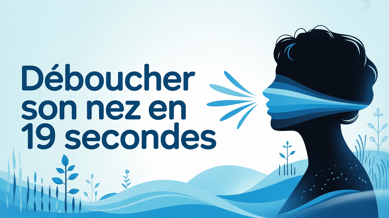 Technique de respiration pour déboucher son nez en 19 secondes