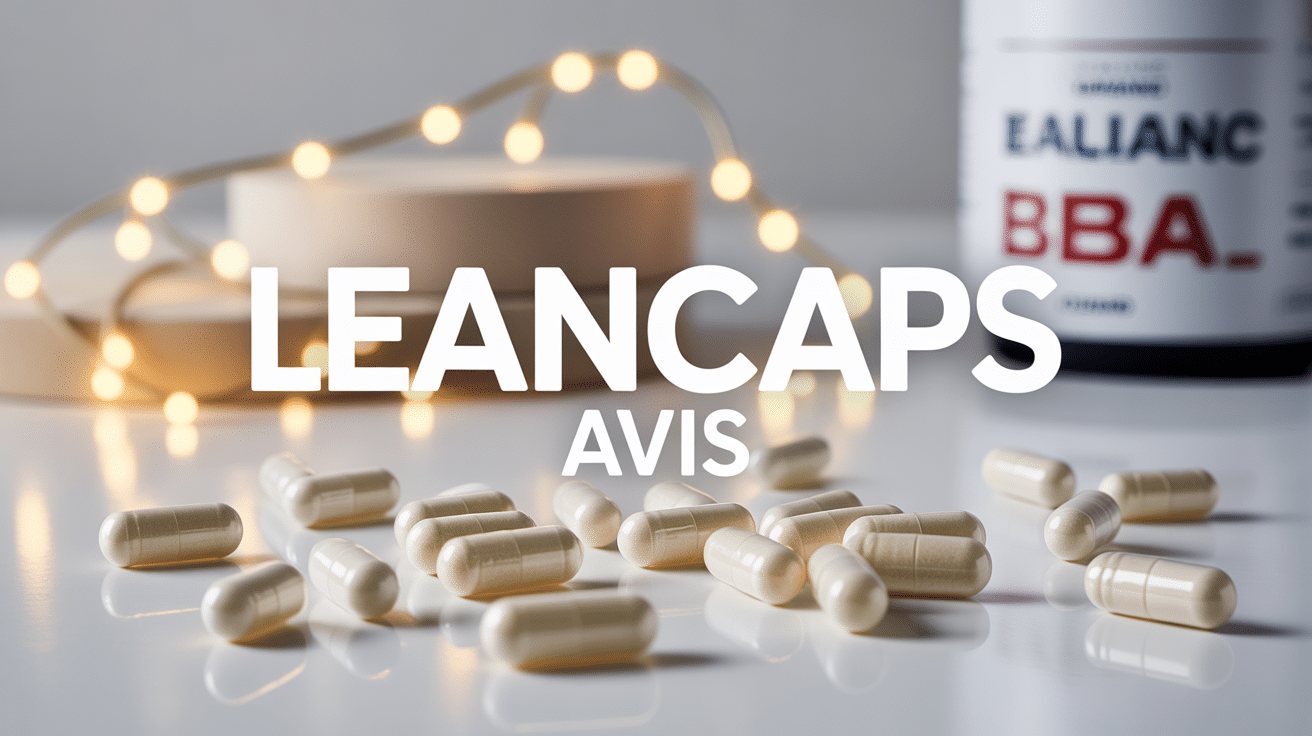 Gélules Leancaps et outils de mesure corporelle