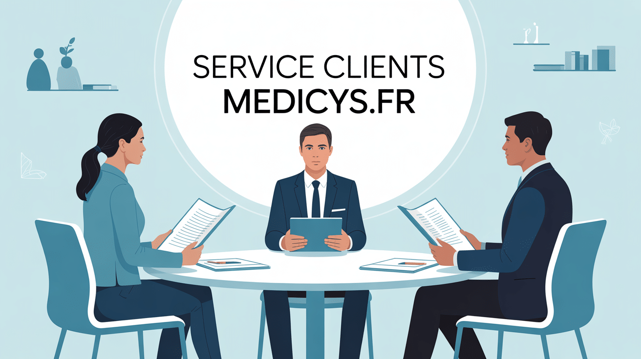scene mediation service clients medicys.fr professionelle