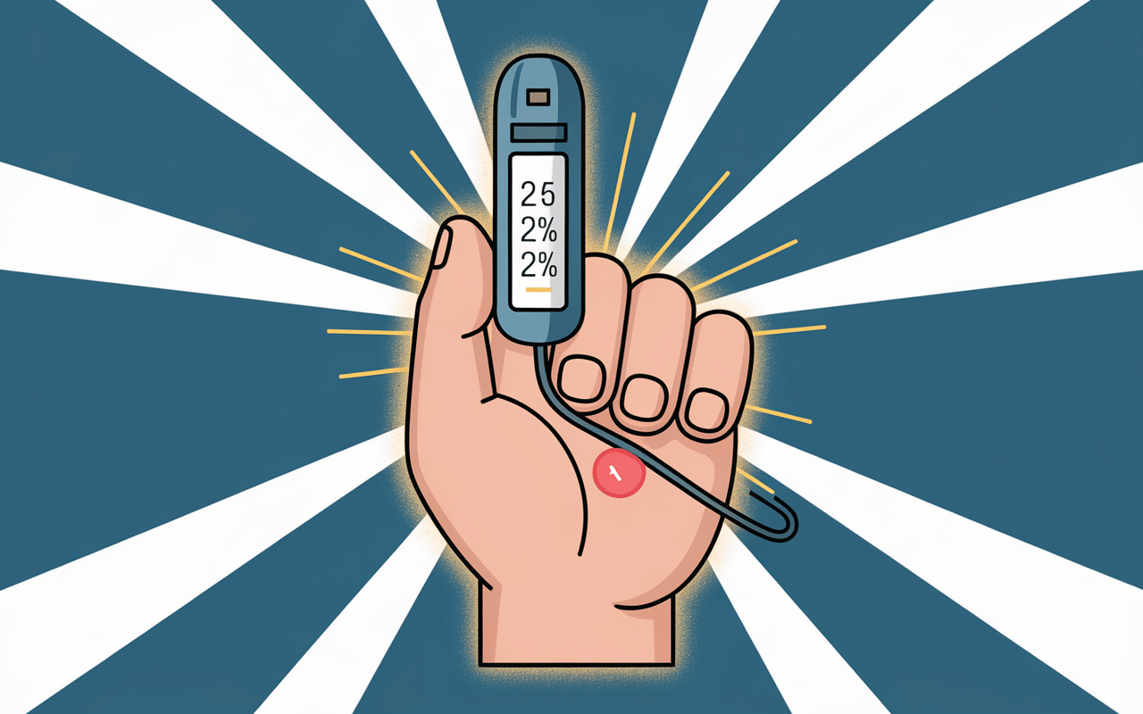 oxymetre pouls mesure taux oxygene sang sur doigt