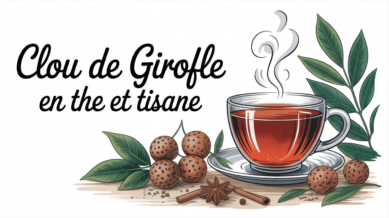 Tasse de thé et clous de girofle