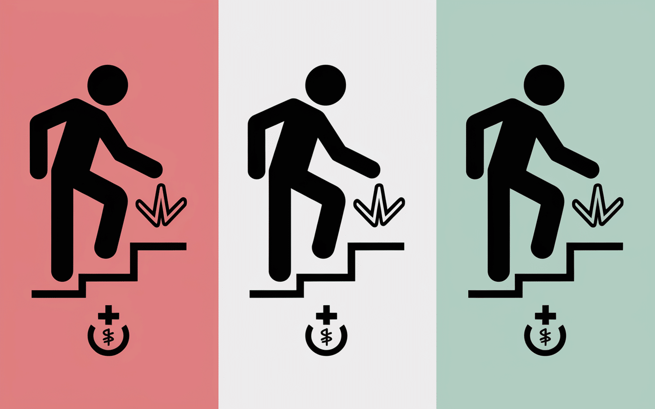 Diagramme des phases d'une colique néphrétique