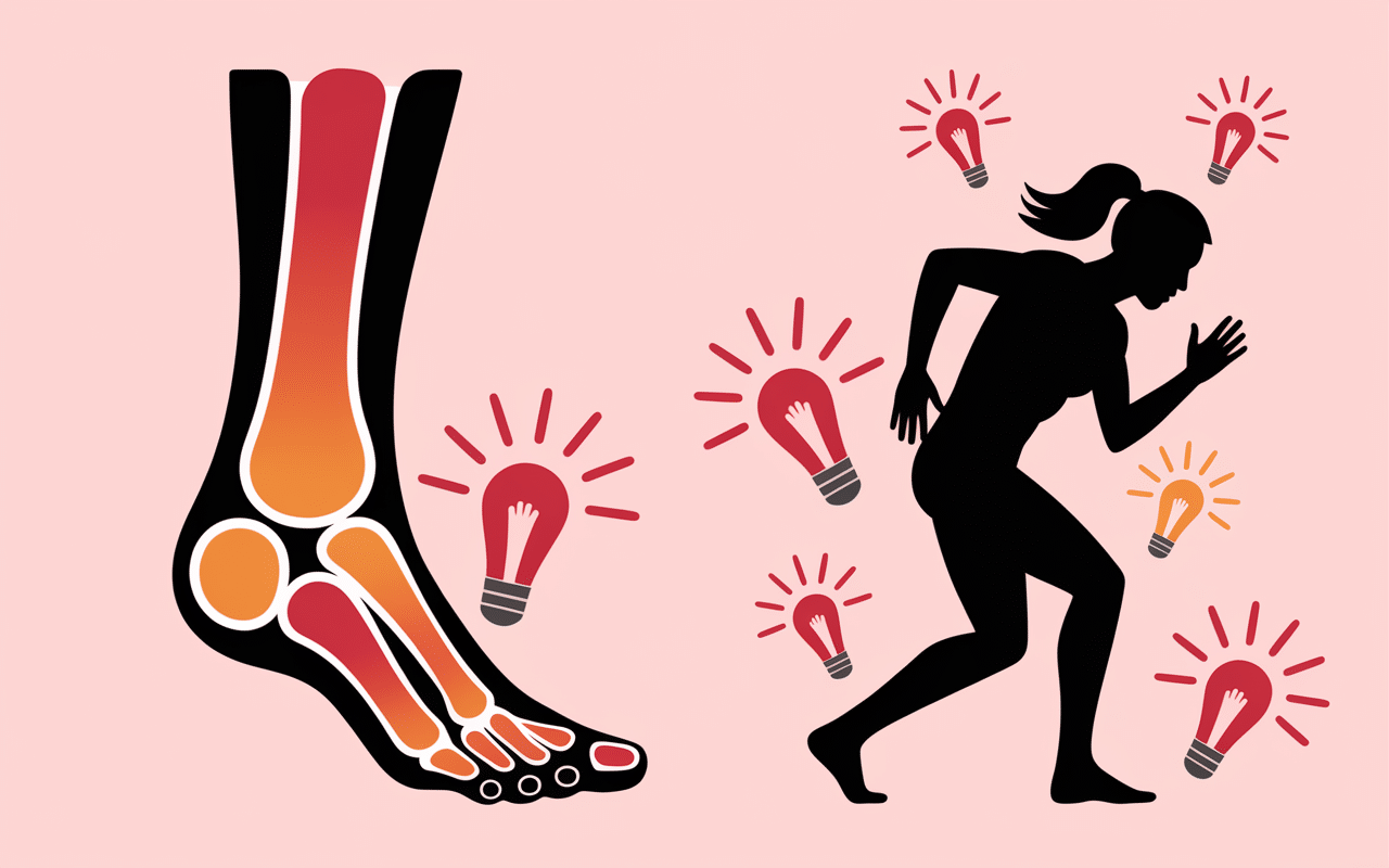 Algodystrophie pied : peut-on marcher visuel impact douleurs