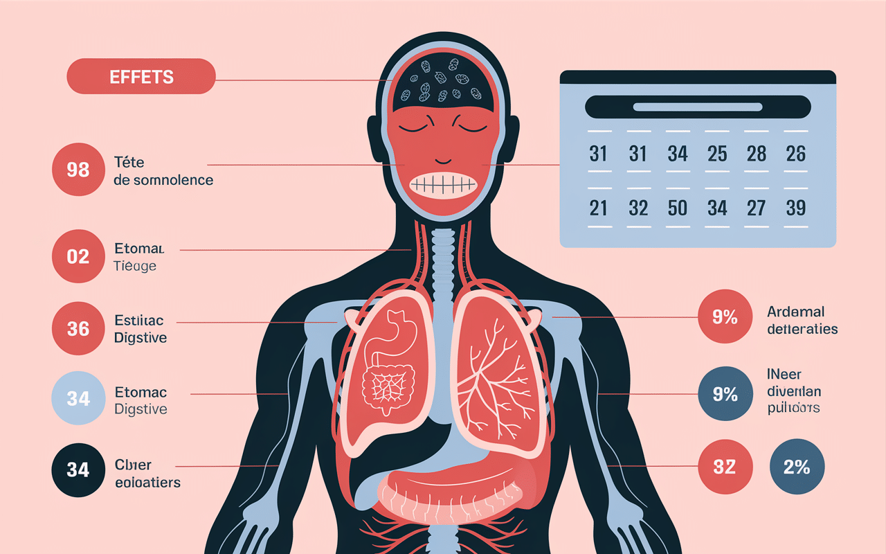 Nervicil effets secondaires symptômes courants