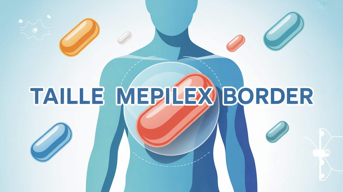 mepilex border taille, illustration choix pansement
