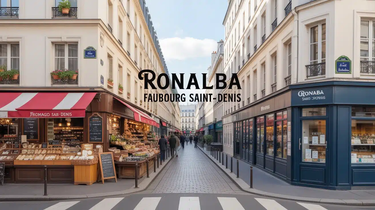 Illustration evolution Ronalba Faubourg Saint Denis