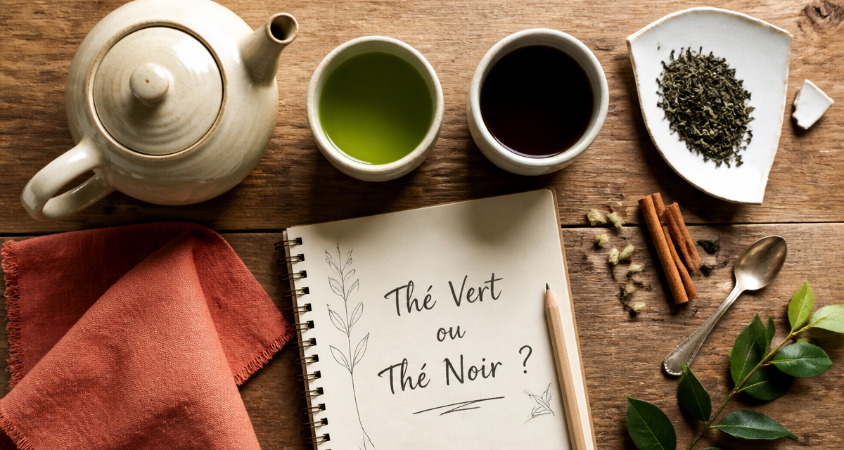 the noir ou vert theiere tasse degustation