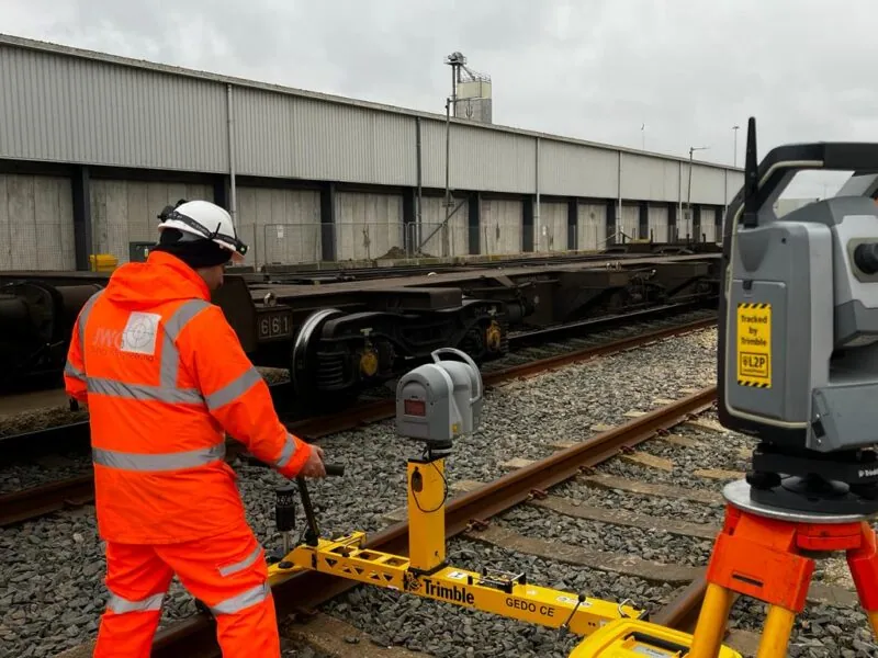 Railway Surveying being undertaken by JWG.