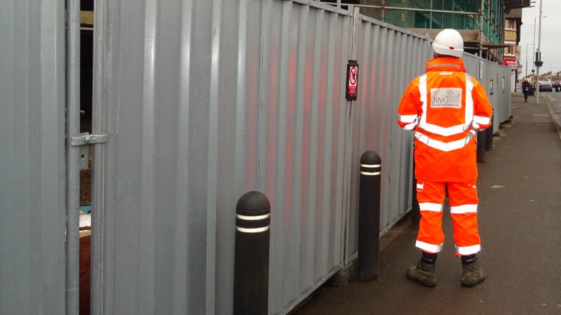 Temporary Works Consultancy site fencing