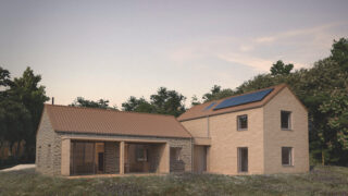 Rural dwelling submitted for planning