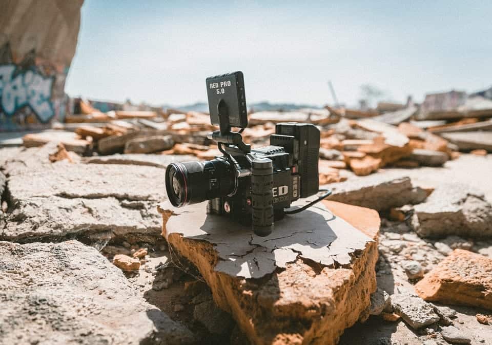 video camera on rocks location