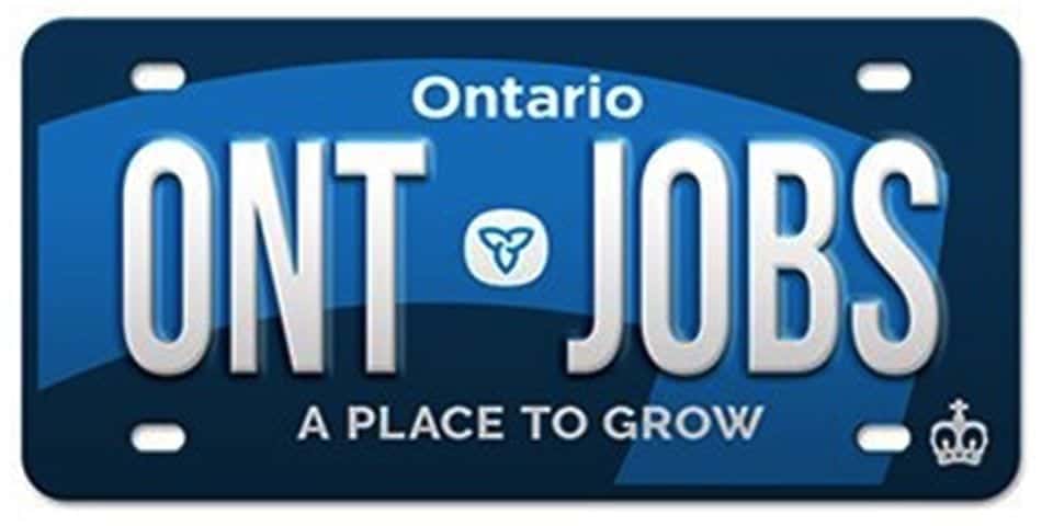 Ontrario license plate rebranding with new logo and design