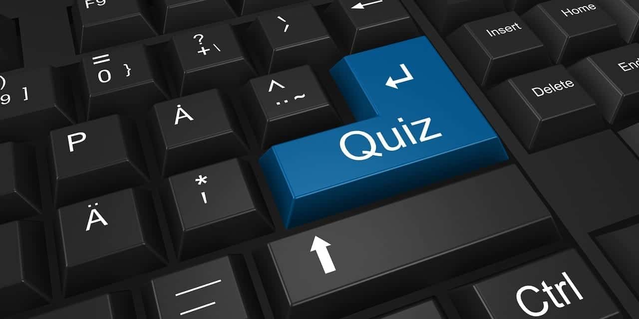 Quiz button on keyboard