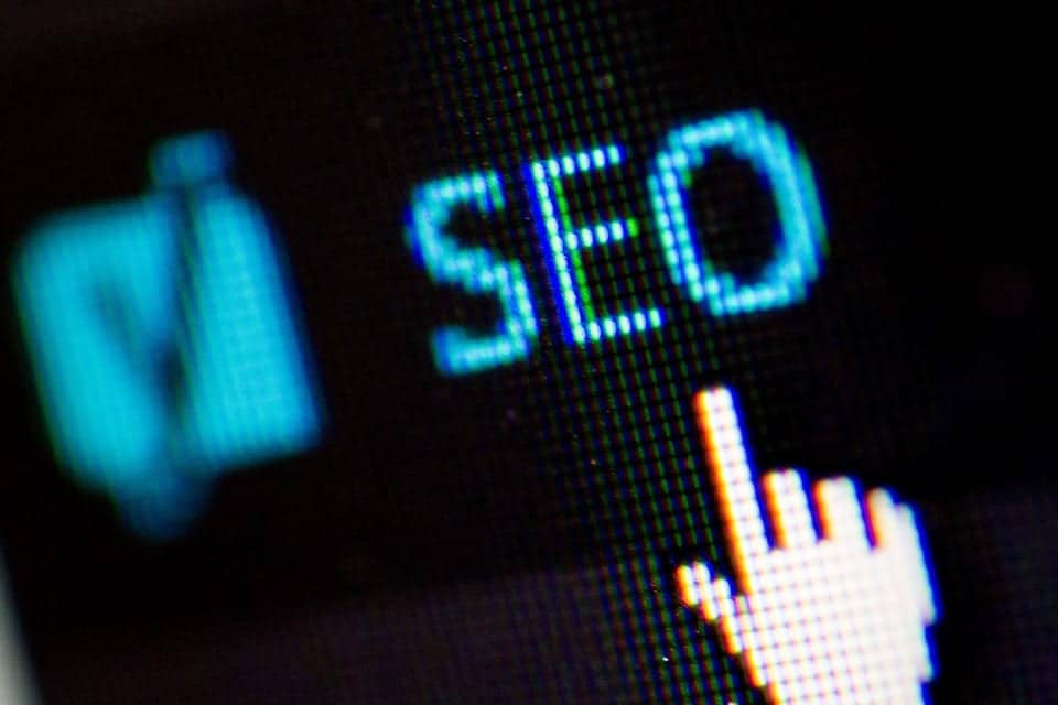 SEO on computer