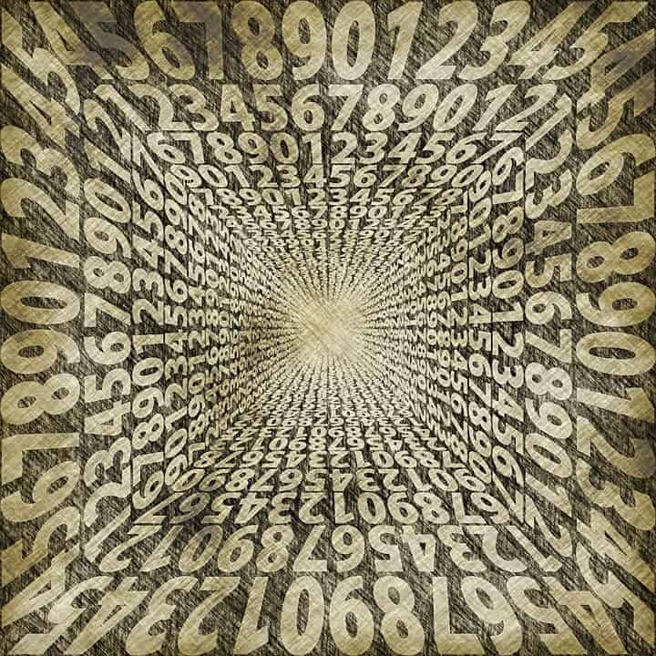 numbers in a never-ending quantity